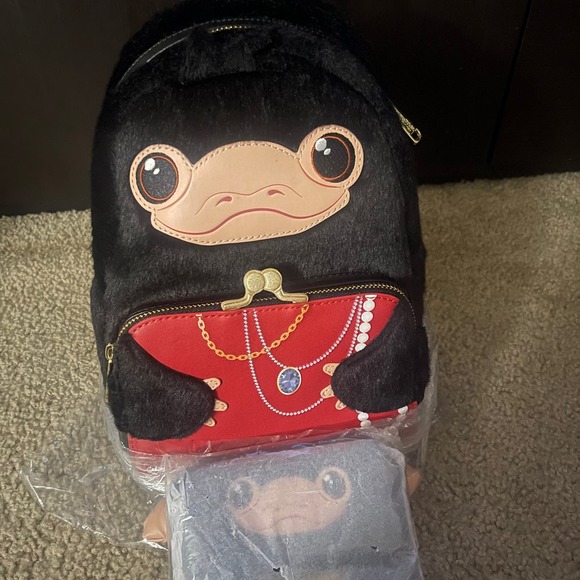 Niffler Loungefly Mini Backpack And Wallet - Picture 1 of 5
